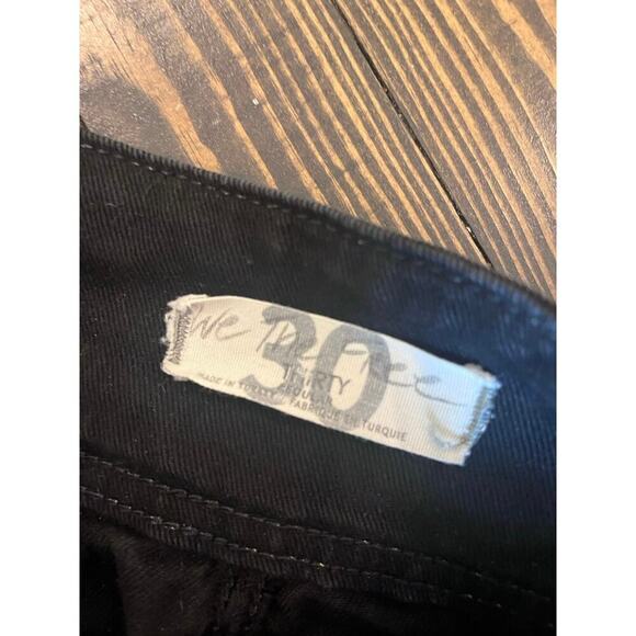 We The Free Black Flare Jean Women 30 Boho Western Retro Bell Bottom Neutral Y2K - Picture 2 of 9